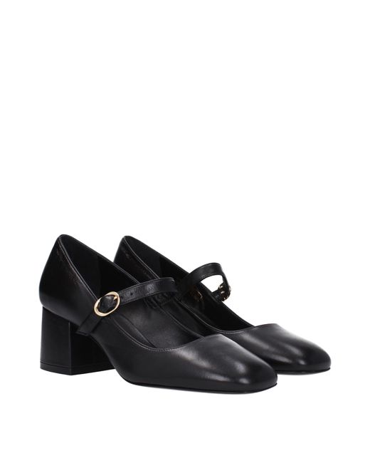 Stuart Weitzman Black Décolleté Stuart Leather