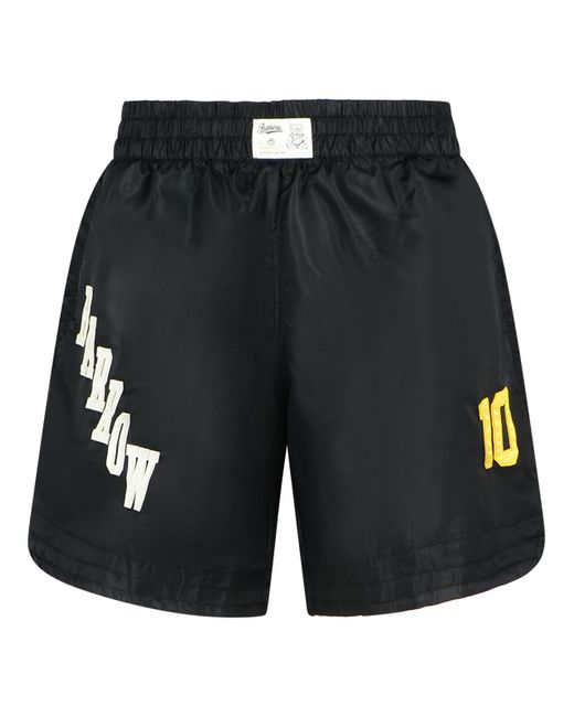 Barrow Black Polyamide Bermuda Shorts
