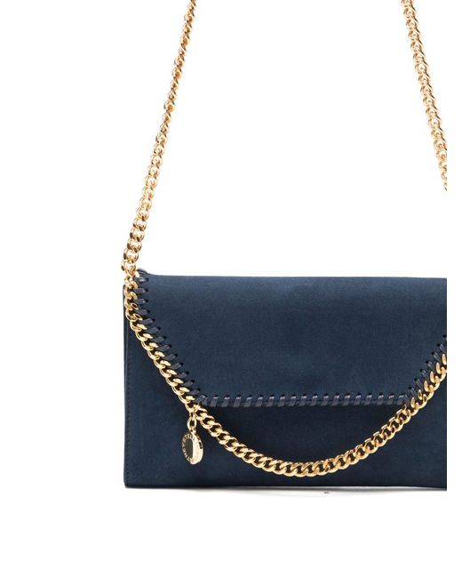 Stella McCartney White Falabella Chain-Trim Crossbody Bag