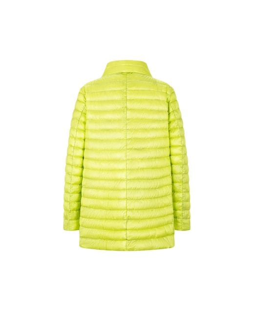 Herno Green Ultralight Reversible A-Line Down Coat