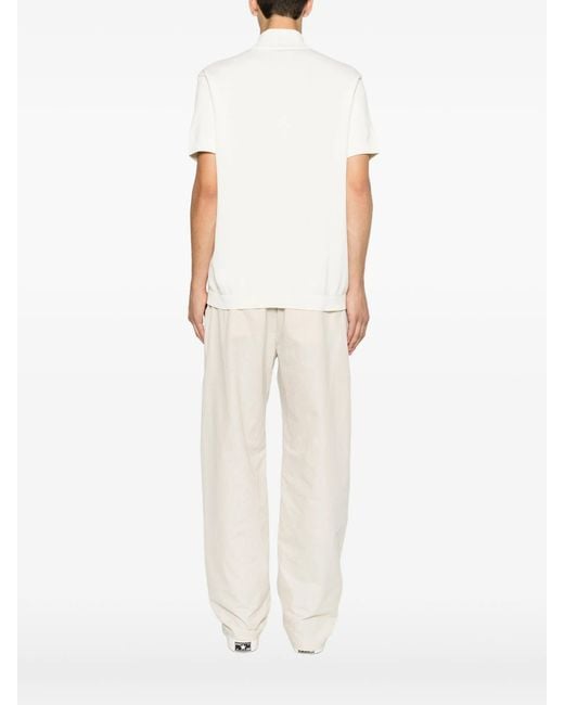 Sergio Tacchini White Daytone Knit Ss Polo