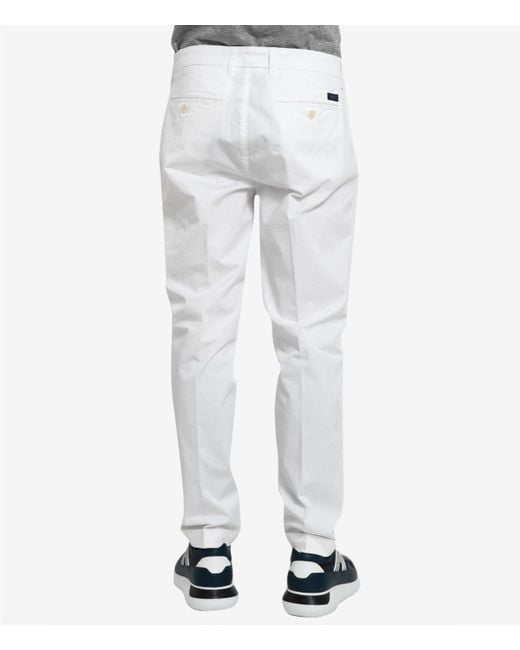 Fay Broek Wit in het White voor heren