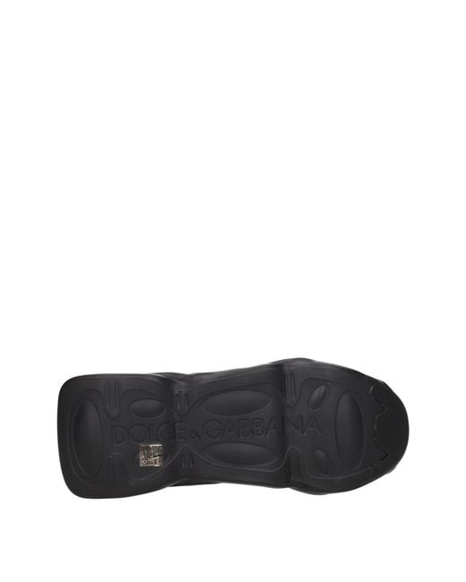 Dolce & Gabbana Black Knit Sneaker for men
