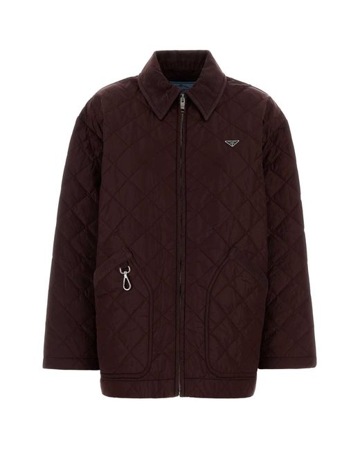 Prada Purple Grape Re-Nylon Jacket