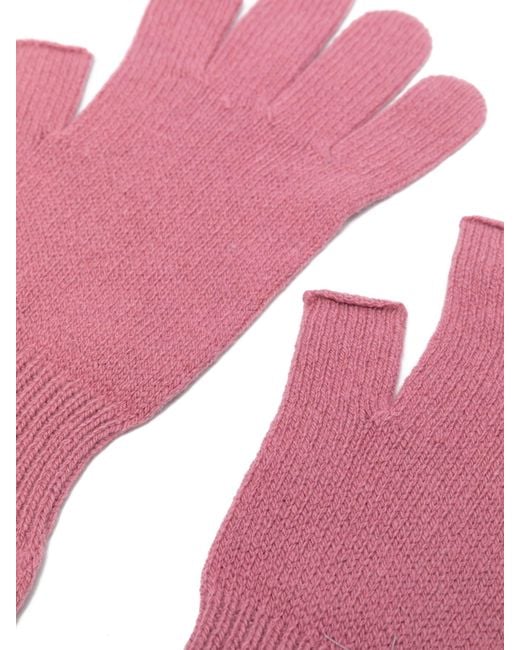 Rick Owens Pink Gloves