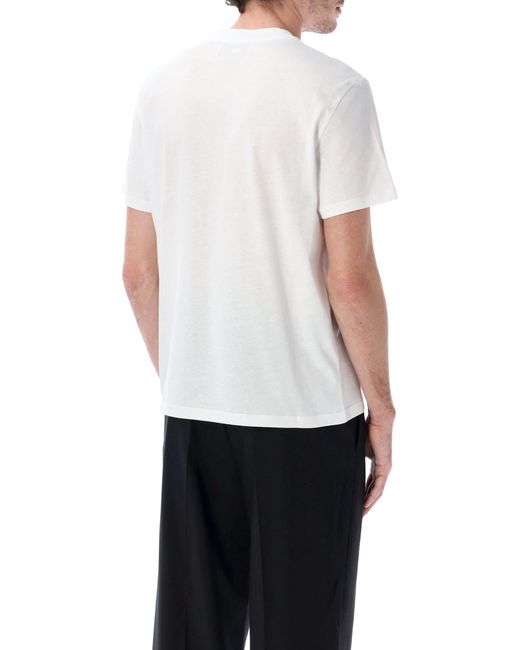 AMI Blue Ami De Coeur T-Shirt for men