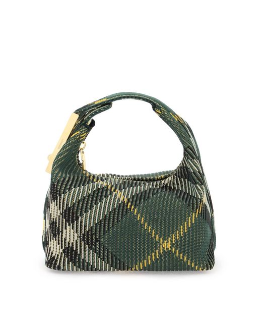 Burberry Peg Mini Bag in Green | Lyst