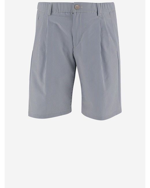 Herno Striped Short Hosen in Blue für Herren