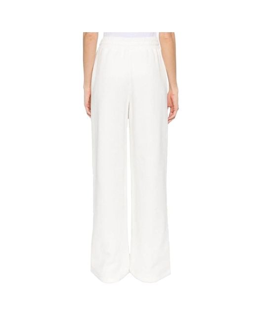 Gucci White Interlocking G-Patch Cotton Track Pants