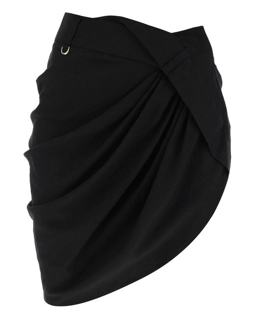 'La mini jupe saadade' mini falda Jacquemus de color Black