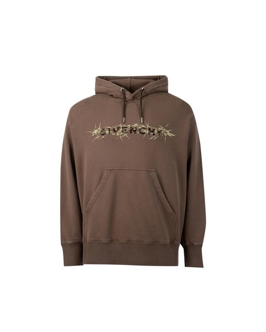 Givenchy Brown Hoodies for men