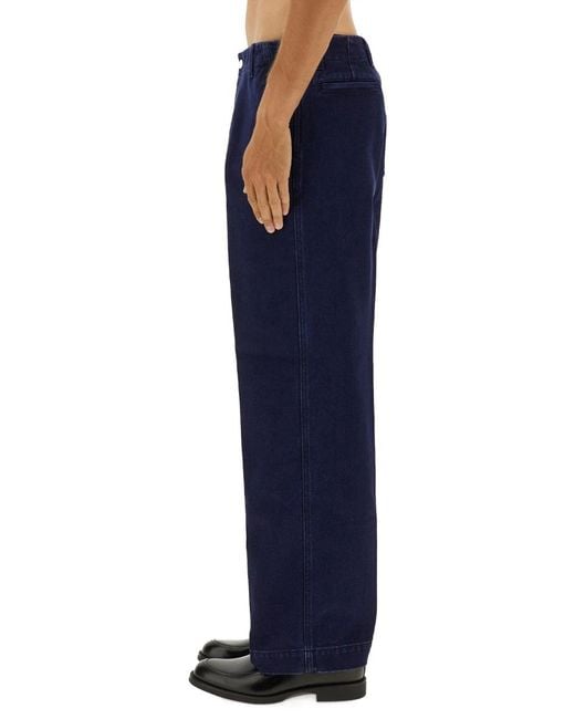 Gucci Blue Délavé Denim Pants for men
