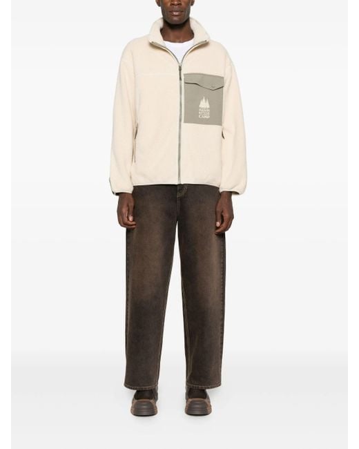Maison Kitsuné Natural Casual Fleece Jacket