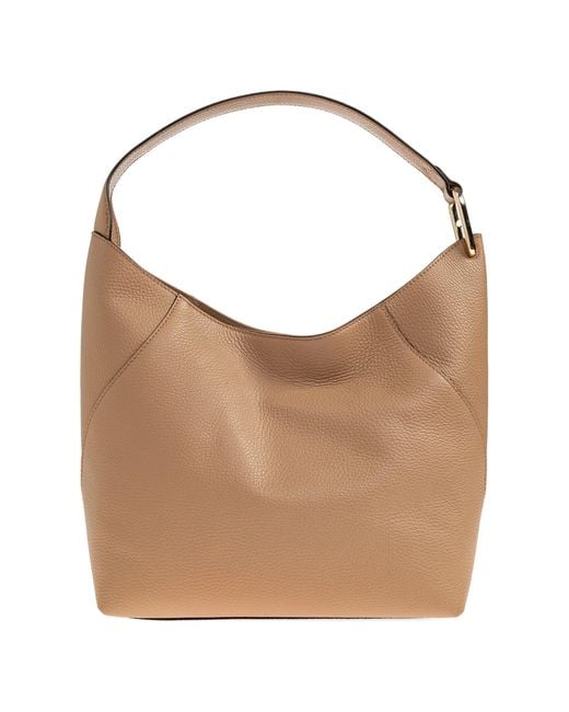 Furla White Lara M Hobo