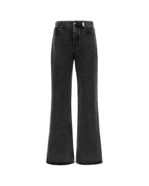 McQueen Black Denim Jeans for men