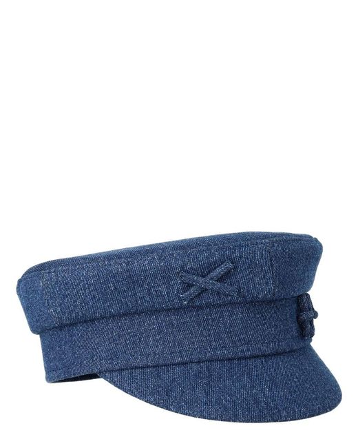 Ruslan Baginskiy Blue Solid Bakerboy Hat