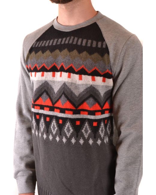 Paolo Pecora Gray Sweatshirt for men