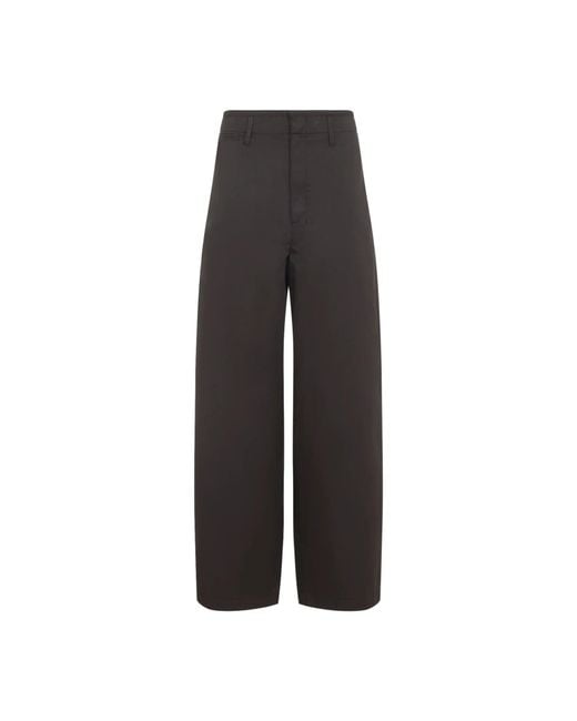 Lemaire Black Large Chino Pants
