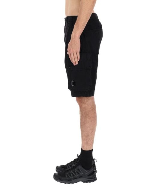 C P Company Black C. P. Company Swimwear 100% Cotton for men