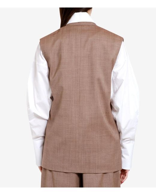 PHILOSOPHY BY LORENZO SERAFINI Brown Jackets