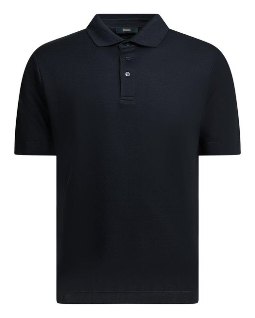 Polo con botones de Herno de hombre de color Black