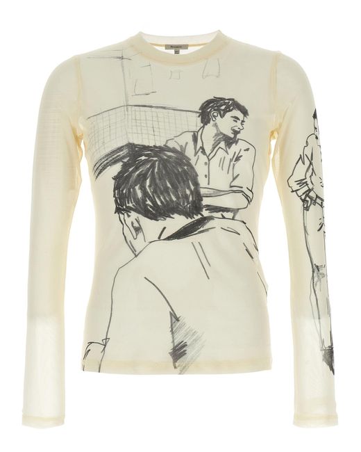 'manga larga que sube J.W. Anderson de color White