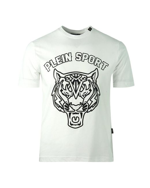 Plein Sport Tipps127it 01 weißes T-Shirt Philipp Plein pour homme en coloris White