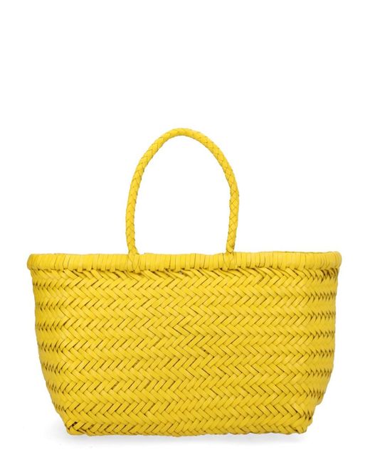 Dragon Diffusion Yellow Leather Handbag