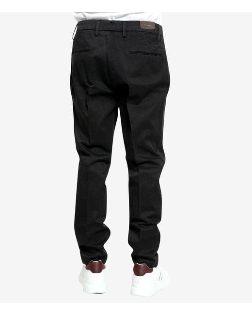 BRO-SHIP Black Trousers for men