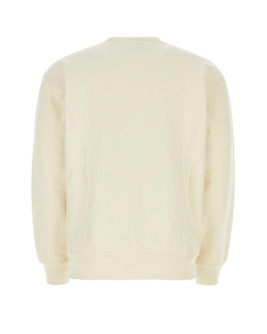 Carhartt Natural Crewneck Logo Sweatshirt