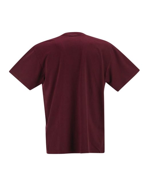 Carhartt Red T-Shirt With Front Print