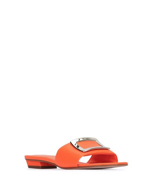 Roger Vivier Pink Padded Mule 20