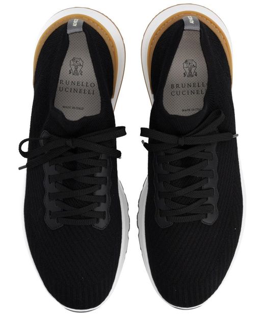 Brunello Cucinelli Black Sneaker Runner for men