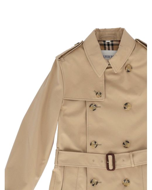 Burberry Kid Girl Loopgraven in het Natural