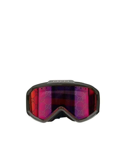 Gucci Ski -Maske Sonnenbrille in Purple für Herren