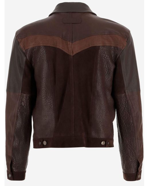 Versace Black Leather Jacket