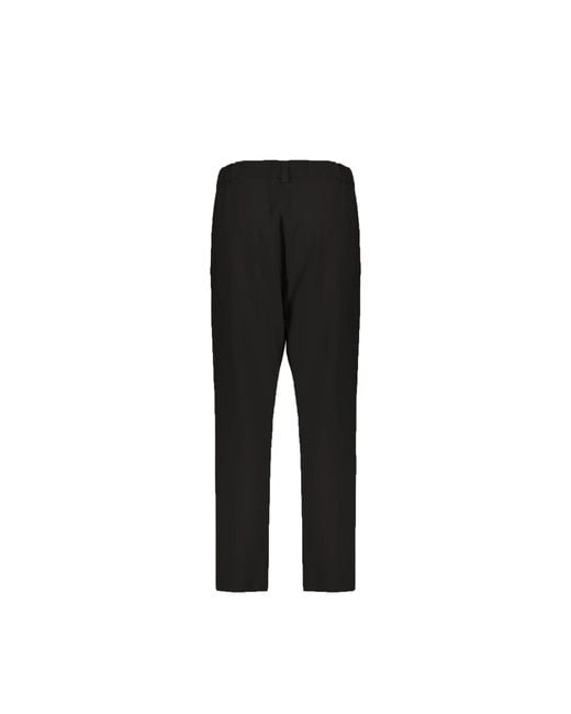 Herno Black Pleated Trousers