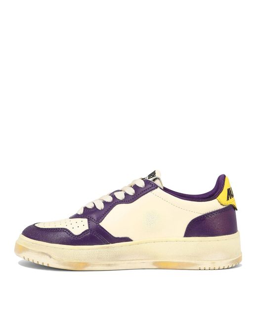Autry "super Vintage" Sneakers in het Purple