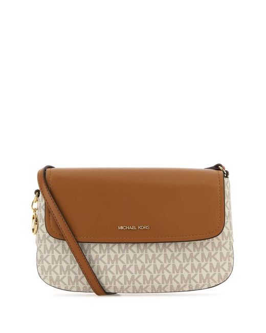 MICHAEL Michael Kors Brown Printed Canvas Alice Crossbody Bag