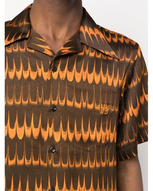 Wales Bonner Yellow Rhythm Shirt for men