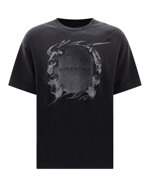 Camiseta Casual Algodón Givenchy de hombre de color Black