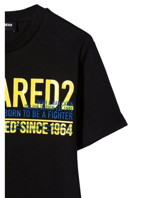 DSquared² Black ² Fibres T-Shirt