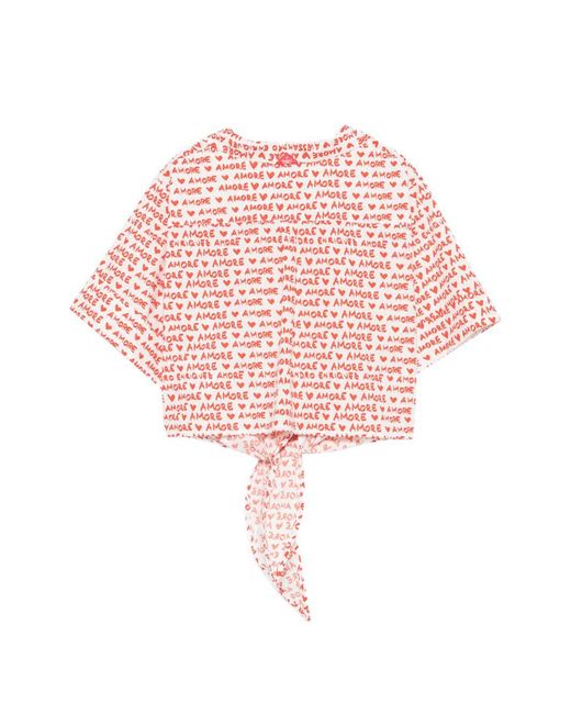 ALESSANDRO ENRIQUEZ Pink Printed Cotton Shirt