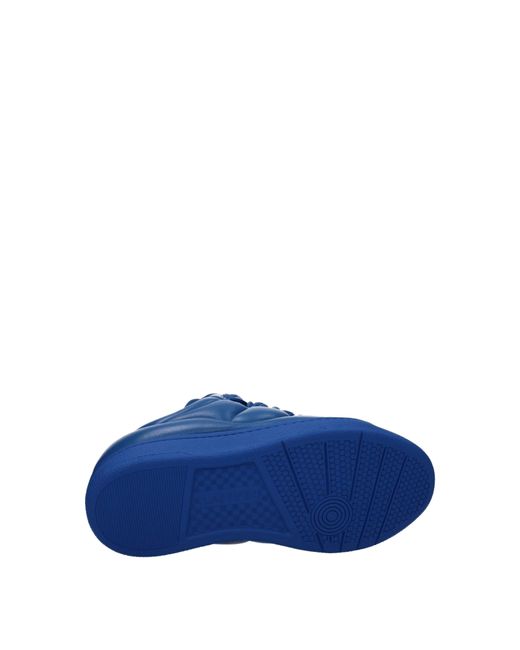 Lanvin Sneakers Curb xl Männer Leder blau in Blue für Herren