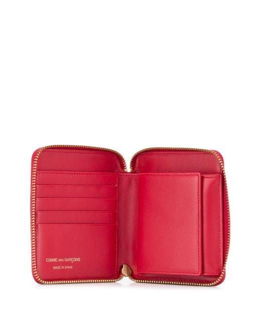 Comme des Garçons Black Polka Dot Zipped Wallet for men