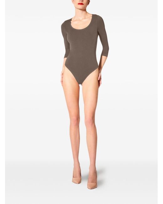Wolford Brown Tokio Bodysuit