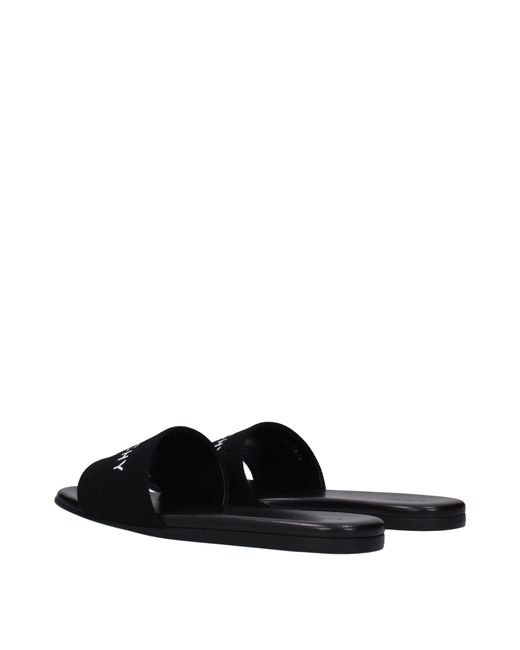 Givenchy Black Slippers And Clogs 4G Fabric