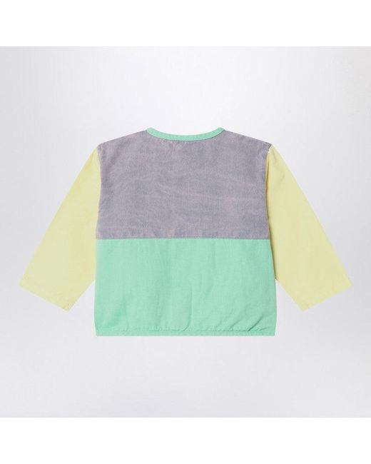 Bobo Choses Green Colour Block Jacket