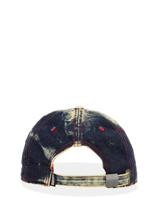 DIESEL Blue "Seymon" Baseball Cap for men