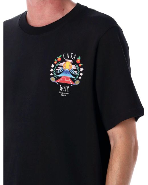 Casablanca T -Shirts und Polos schwarz in Black für Herren